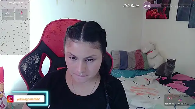 Snapshot of jessica_gomez chatting on March 17, 8:40 pm jessica gomez online show from March 17, 8:40 pm