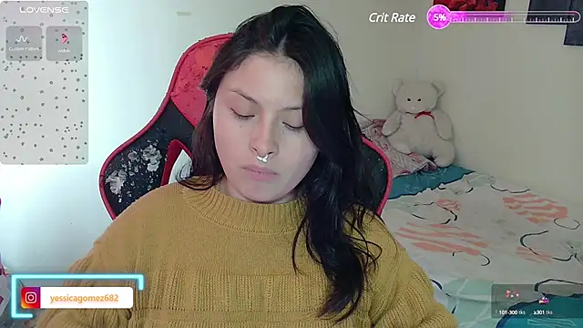 Snapshot of jessica_gomez chatting on March 18, 8:15 pm jessica gomez online show from March 18, 8:15 pm