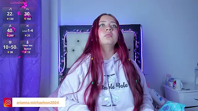 AriannaMichaelson online show from February 12, 2:14 am