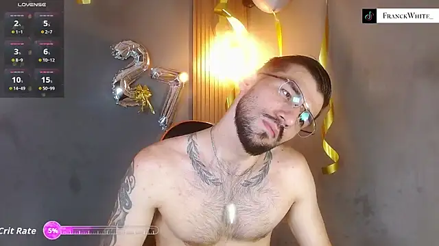Mr WhiteCock online show from July 10, 5:48 pm