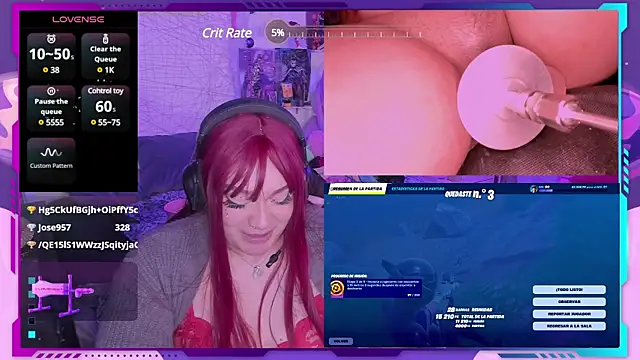 Snapshot of MegariaB chatting on January 1, 6:37 am MegariaB online show from January 1, 6:37 am