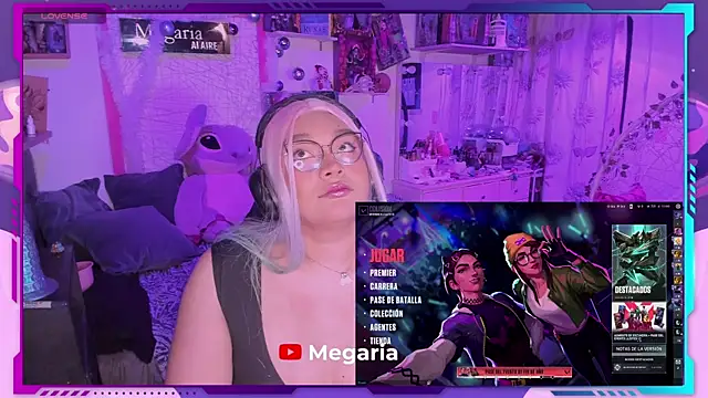 Snapshot of MegariaB chatting on January 2, 4:30 am MegariaB online show from January 2, 4:30 am