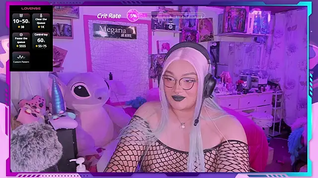 Snapshot of MegariaB chatting on February 14, 4:26 am MegariaB online show from February 14, 4:26 am