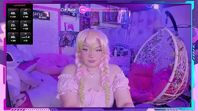 Snapshot of MegariaB chatting on February 15, 4:36 am MegariaB online show from February 15, 4:36 am