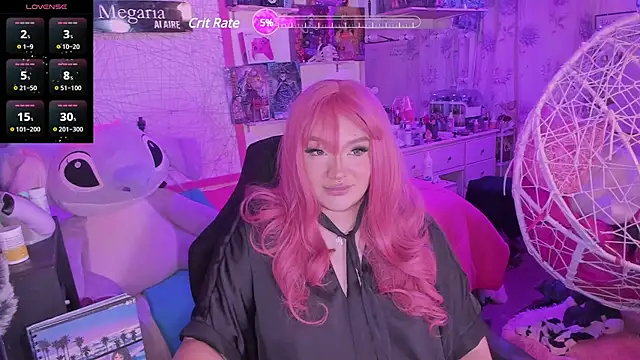 Snapshot of MegariaB chatting on March 16, 4:41 am MegariaB online show from March 16, 4:41 am