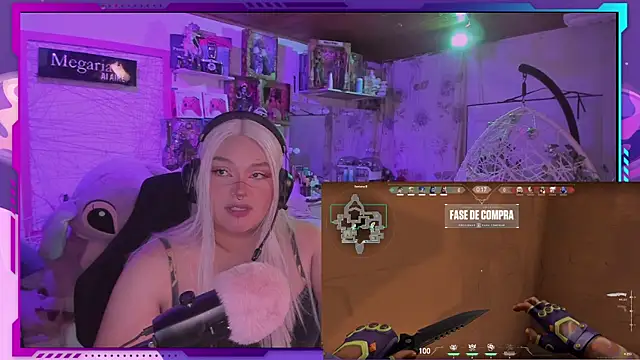 Snapshot of MegariaB chatting on September 15, 3:39 am MegariaB online show from September 15, 3:39 am