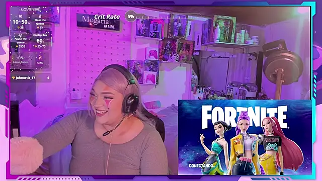 Snapshot of MegariaB chatting on October 7, 4:09 am MegariaB online show from October 7, 4:09 am