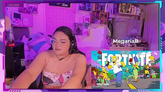 Snapshot of MegariaB chatting on November 10, 4:22 am MegariaB online show from November 10, 4:22 am