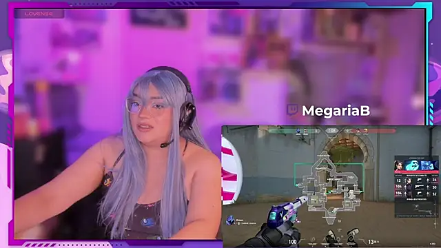 Snapshot of MegariaB chatting on December 4, 3:49 am MegariaB online show from December 4, 3:49 am