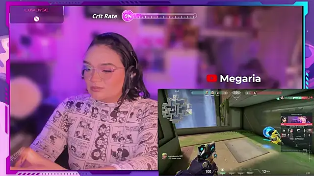 Snapshot of MegariaB chatting on December 15, 4:17 am MegariaB online show from December 15, 4:17 am