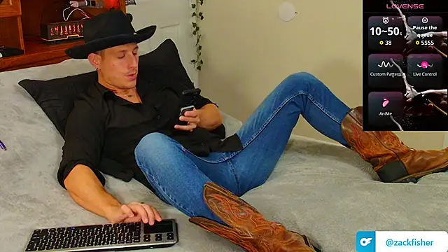 zack Fisher online show from September 22, 10:01 pm