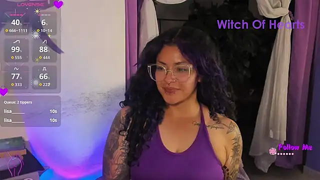 witchviolet online show from June 3, 3:09 am
