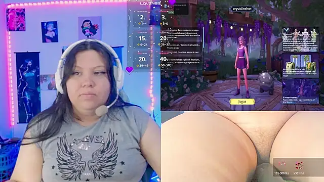 crystal7u7 online show from March 18, 1:09 am