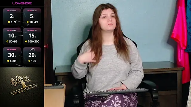 Snapshot of TreeJeanne chatting on March 4, 11:44 pm TreeJeanne online show from March 4, 11:44 pm