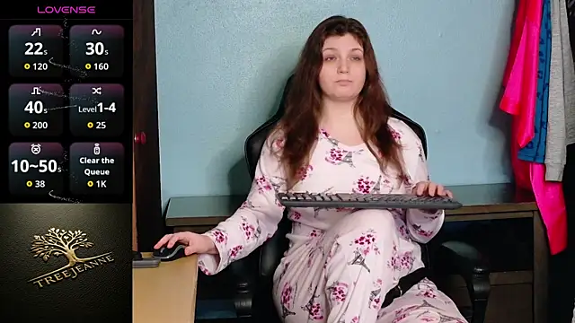 Snapshot of TreeJeanne chatting on March 6, 2:41 am TreeJeanne online show from March 6, 2:41 am