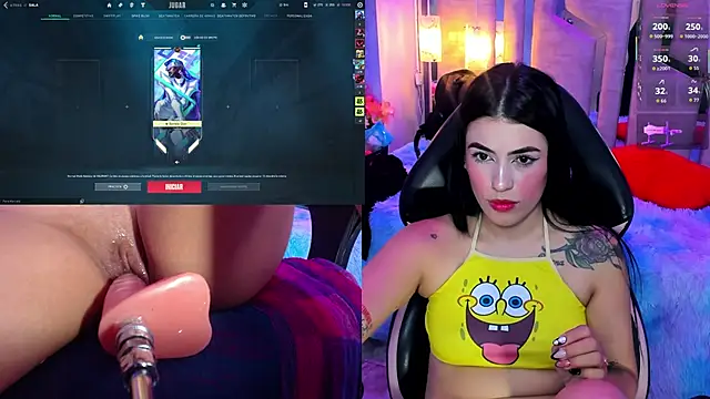 Snapshot of ValentinaGames chatting on October 8, 4:21 am ValentinaGames online show from October 8, 4:21 am