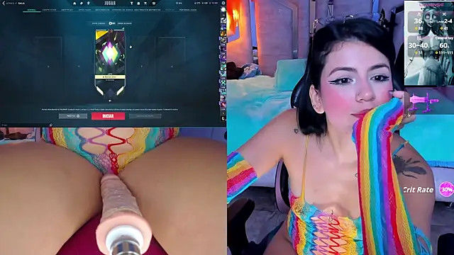 Snapshot of ValentinaGames chatting on October 21, 5:19 am ValentinaGames online show from October 21, 5:19 am