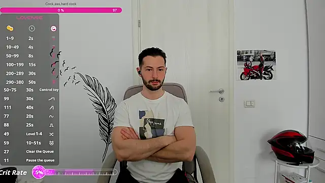 Snapshot of ZackFraser chatting on March 1, 9:22 am ZackFraser online show from March 1, 9:22 am