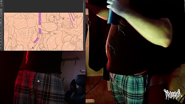 Snapshot of DrenchedArt chatting on June 29, 2:28 pm DrenchedArt online show from June 29, 2:28 pm