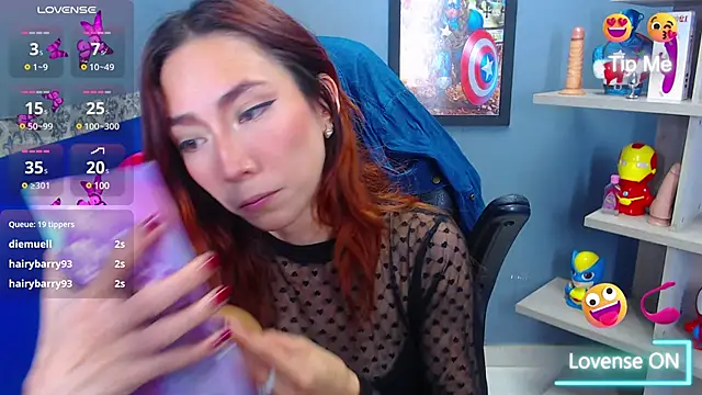 Erika Stevens online show from March 9, 7:05 pm