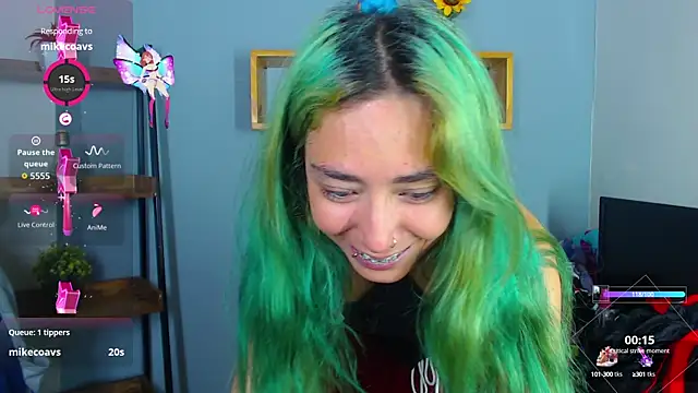 Erika Stevens online show from October 5, 4:38 pm