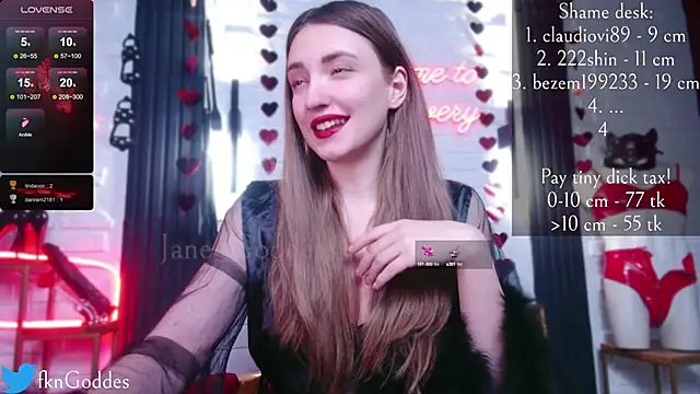 Jane Goddess online show from February 11, 7:16 pm