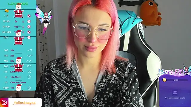 Snapshot of folinskayyya chatting on December 29, 5:21 am folinskayyya online show from December 29, 5:21 am