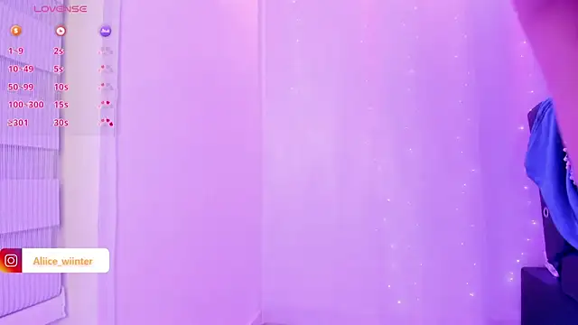 Alice winter  online show from March 19, 10:31 pm