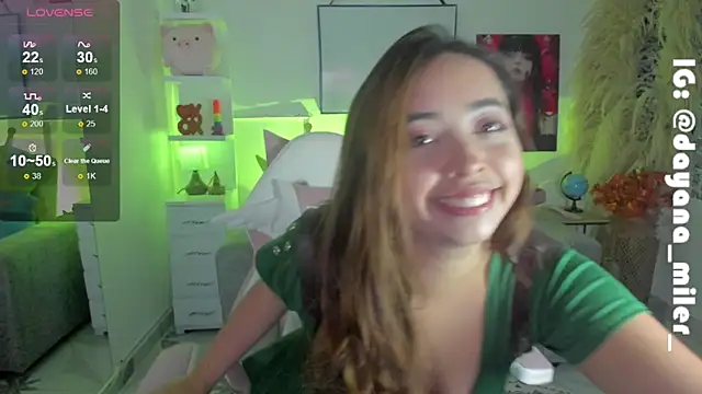  dayana miler online show from March 19, 12:04 am