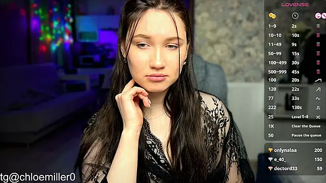 ChloeMillerMeow online show from January 22, 9:21 pm