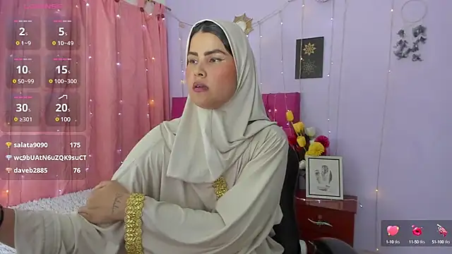 AishaAmin  online show from December 27, 3:59 pm