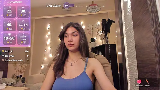 Snapshot of MonicaVii chatting on February 20, 6:26 am MonicaVii online show from February 20, 6:26 am