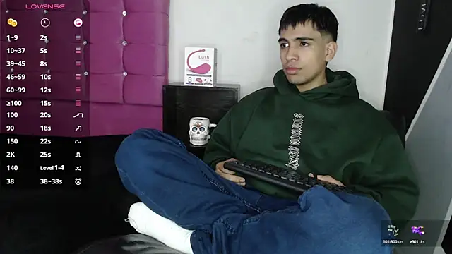 Snapshot of zack_thunder chatting on October 1, 12:33 pm zack thunder online show from October 1, 12:33 pm