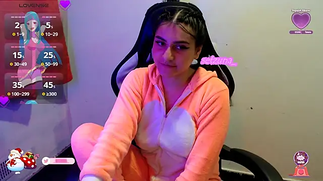 setzuna  online show from December 21, 1:15 am