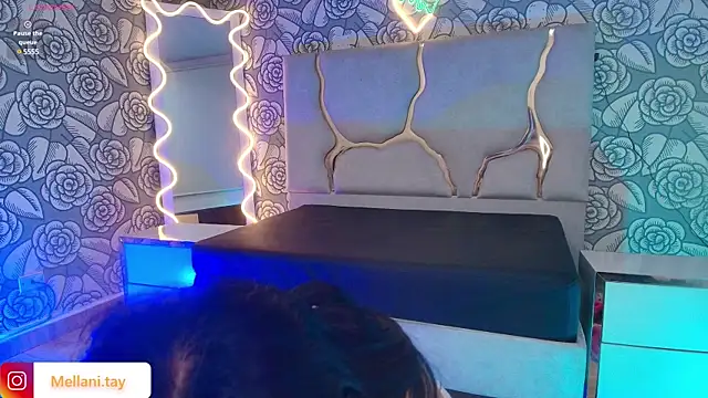 Snapshot of Mellani_tay chatting on March 17, 6:29 am Mellani tay online show from March 17, 6:29 am