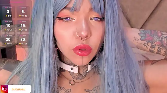 NinaInk online show from October 14, 1:01 pm