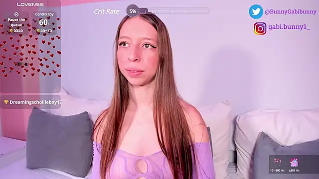 gabi bunny online show from February 25, 5:04 pm