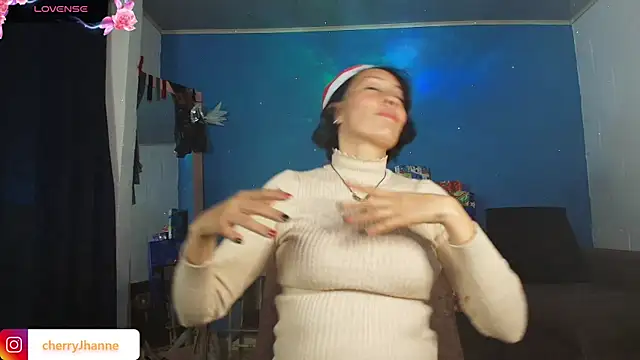 Jhanne cherry online show from December 25, 1:10 am