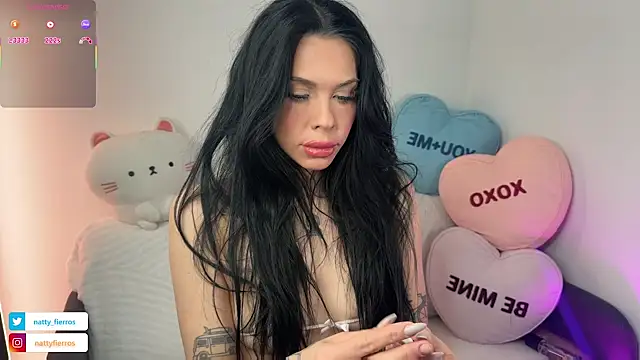 NattyFierros online show from March 13, 9:32 am