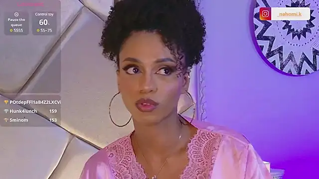 Snapshot of Nahomi_King chatting on February 13, 7:31 pm Nahomi King online show from February 13, 7:31 pm