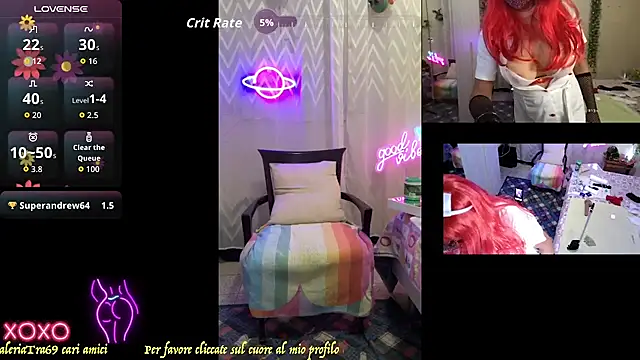 valeriatra69 online show from December 3, 5:55 pm