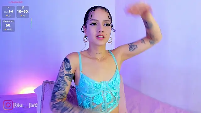 Snapshot of pau_live chatting on March 13, 7:04 am pau live online show from March 13, 7:04 am