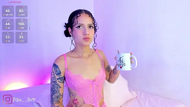 Snapshot of pau_live chatting on March 14, 8:20 am pau live online show from March 14, 8:20 am