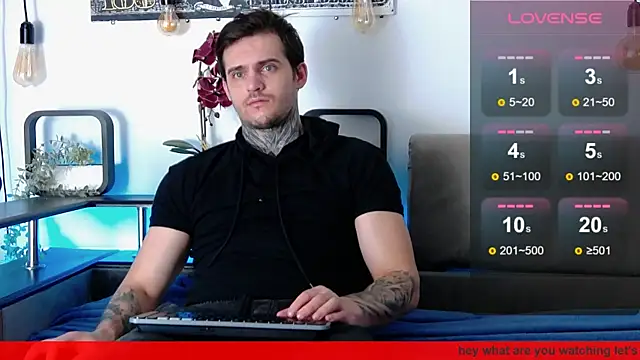 Snapshot of CarterCole chatting on March 7, 7:30 am CarterCole online show from March 7, 7:30 am