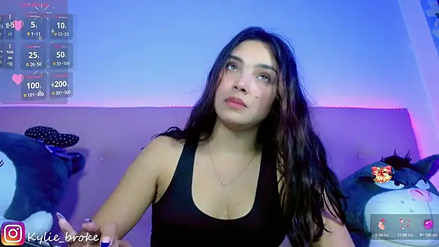 Snapshot of Kylie_brokee chatting on January 26, 12:05 am Kylie brokee online show from January 26, 12:05 am