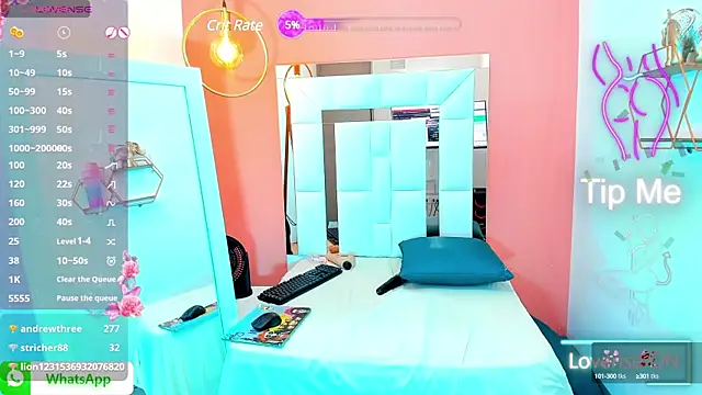 Alanna hot3 online show from February 5, 11:17 pm