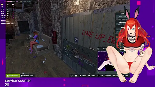 Snapshot of NikkoTyan chatting on October 20, 7:53 am NikkoTyan online show from October 20, 7:53 am