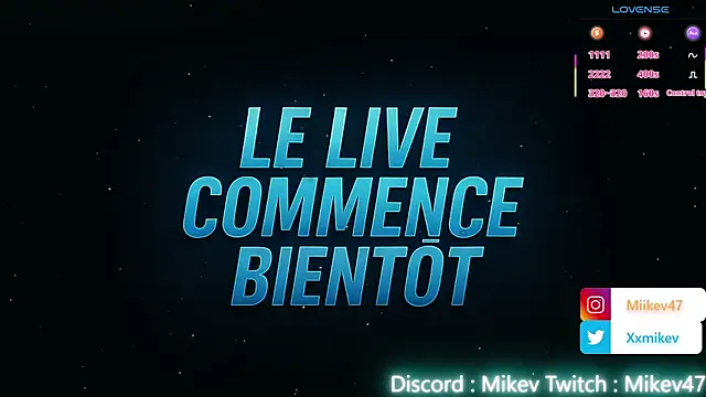 Mikev online show from September 25, 6:00 pm