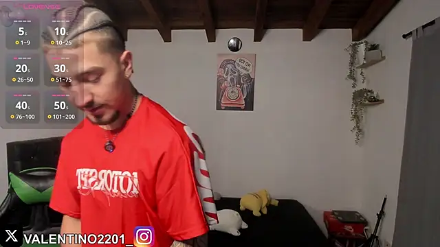 Valentino Xander online show from November 15, 2:31 am