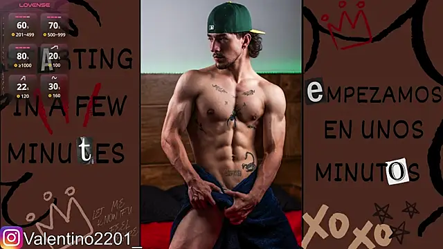 Snapshot of Valentino_Xander chatting on July 3, 1:56 am Valentino Xander online show from July 3, 1:56 am